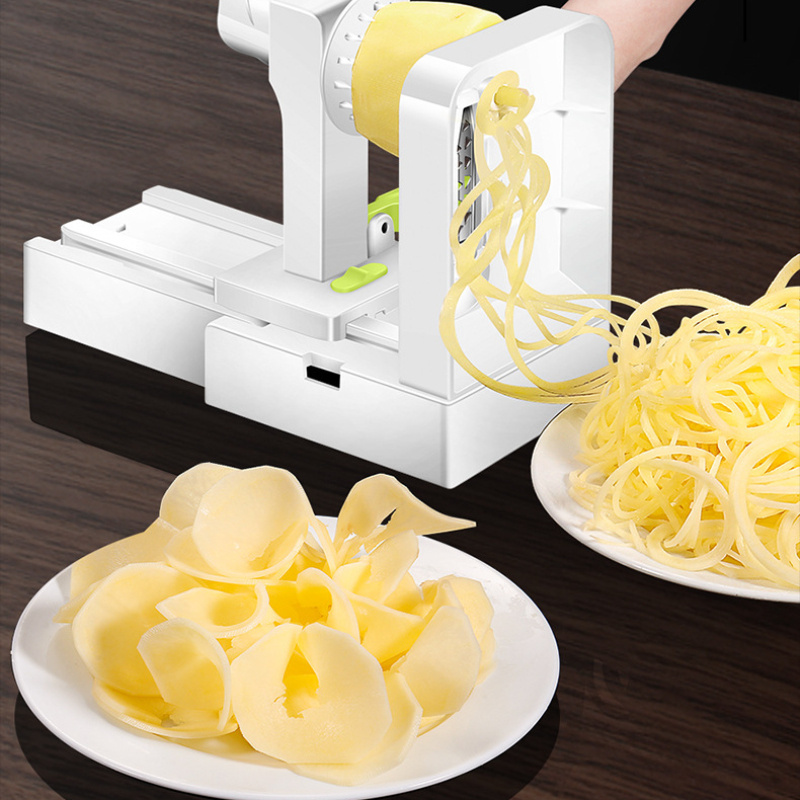 Vegetable Spiralizer, Manual Zucchini Noodle Maker With Strong