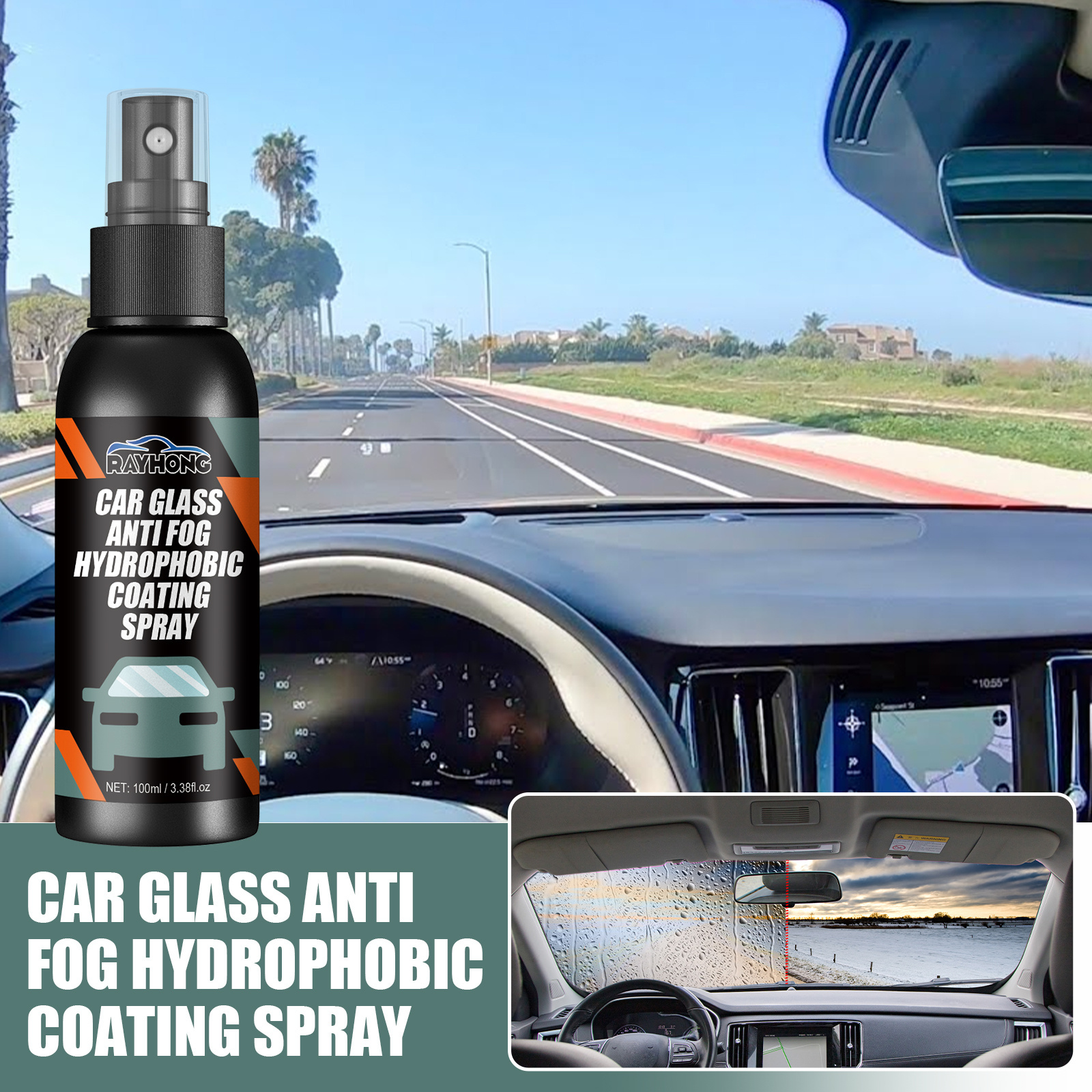 Car Windscreen Water Repellent Car Window Mirror Water - Temu