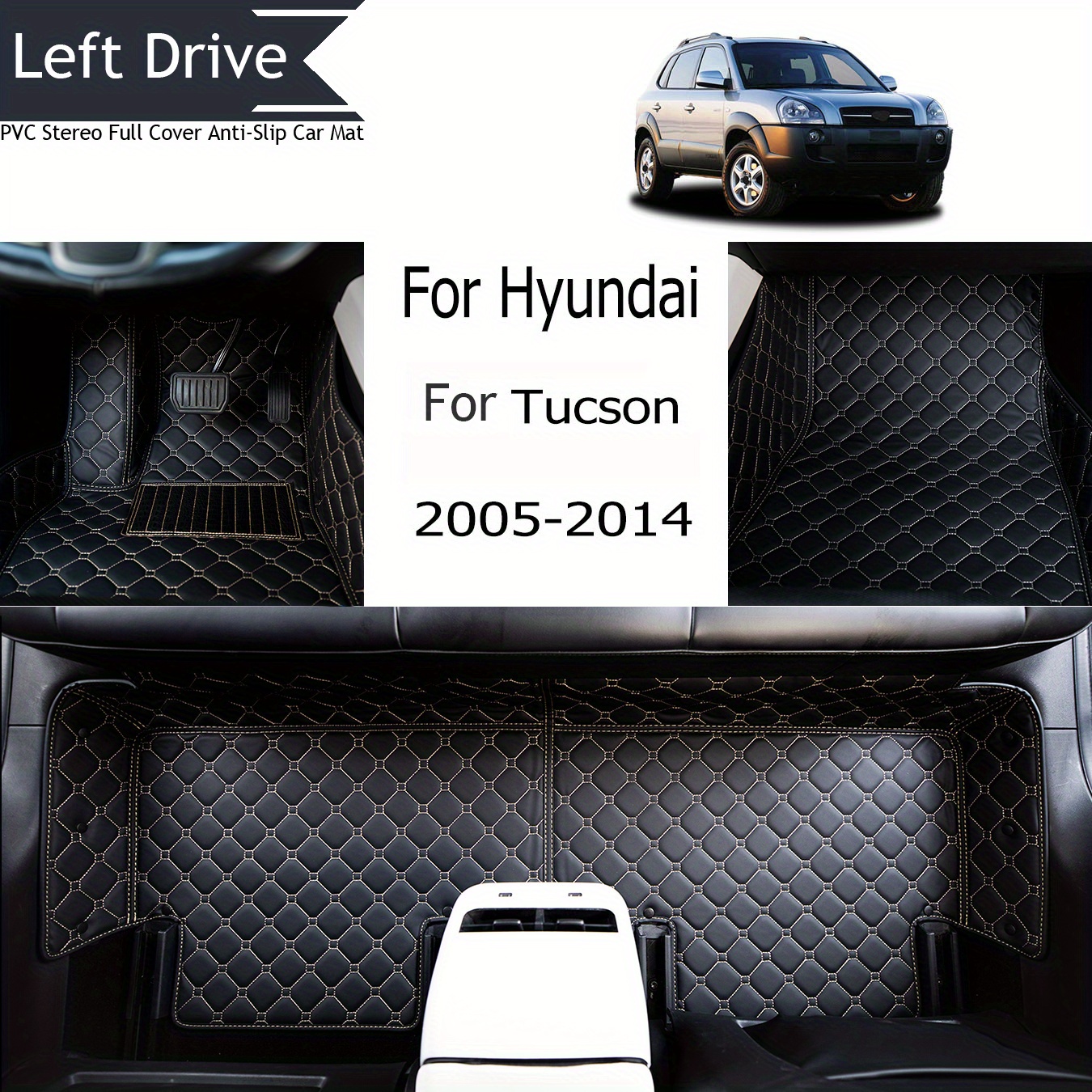 Tegart [lhd] Tucson 2005 2014 Three Layer Pvc Stereo - Temu