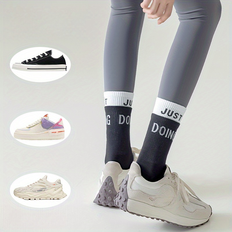 Letter Graphic Yoga Socks Women's Professional Anti slip - Temu