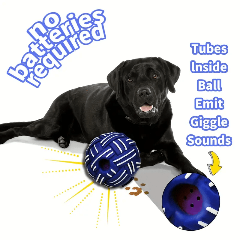 Indestructible Squeaky Dog Balls, Interactive Dog Toys For Aggressive  Chewers Large Breed For Relieving Anxiety, Dog Chew Toys Ball