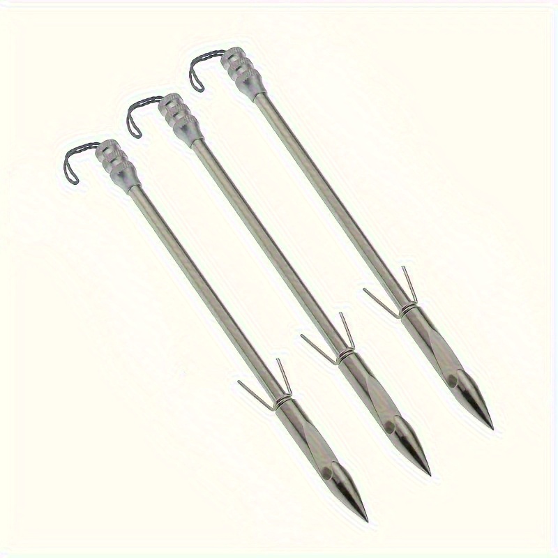 Fish Gig Head Ice Fishing Gaff Hook Barbed Diving Spears Gig