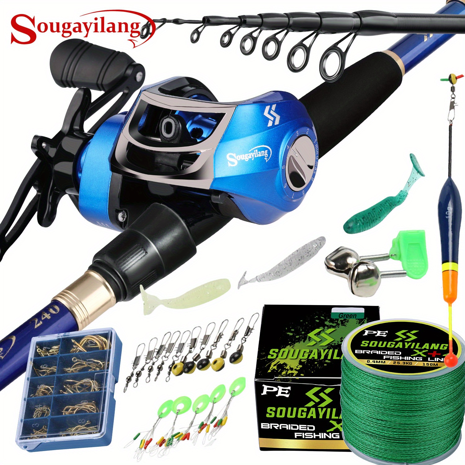 Beginner/advanced Fishing Tool Set Fishing Gear Equipment - Temu Canada