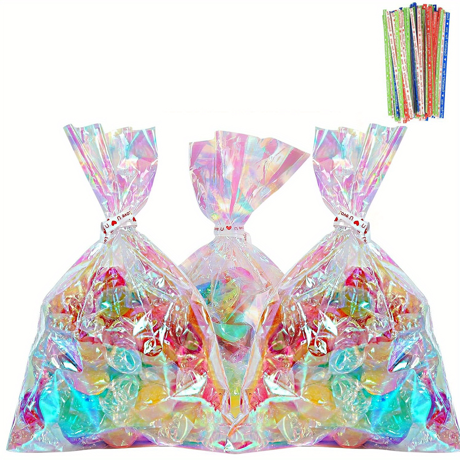 bolsas de plastico para negocio bolsa transparente ropa regalos dulces 50  pcs