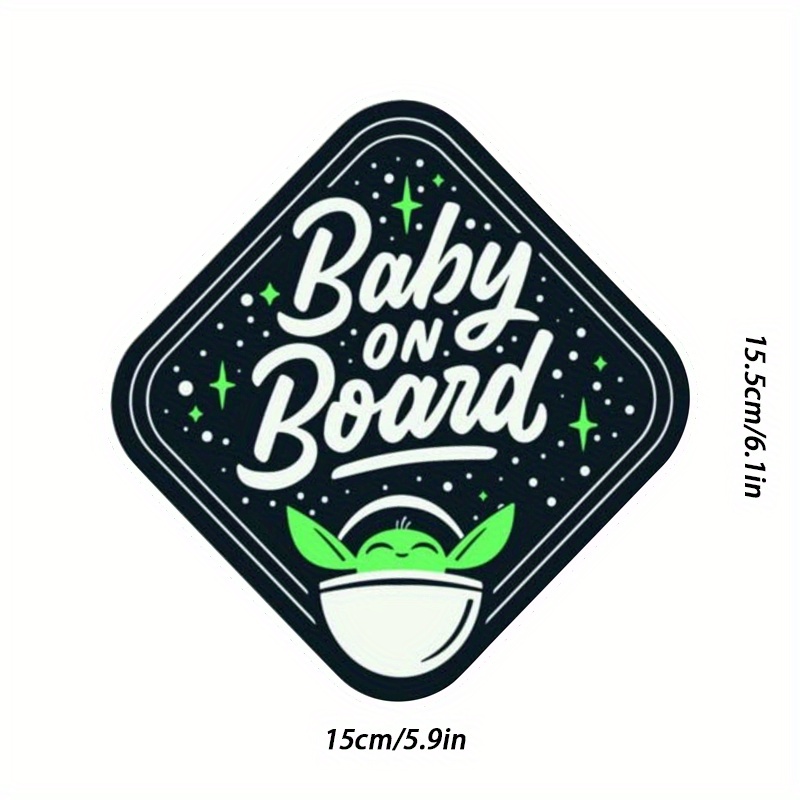 Baby On Board Sticker, - Adesivo In Vinile Impermeabile Per Auto, Laptop,  Parete, Finestra E Paraurti