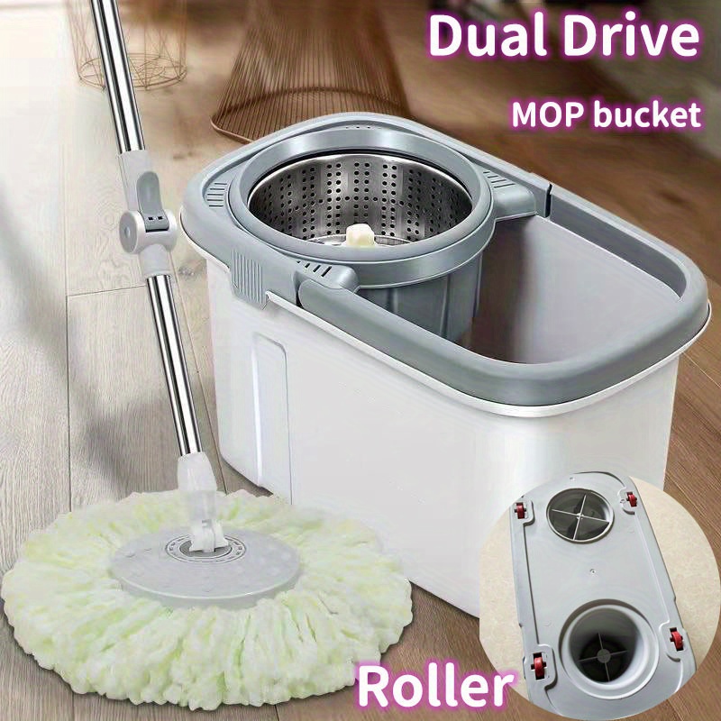 Rotating Mop Bucket Household Free Hand Lazy Lazy Handle Pressing Double  Drive Mopping Bucket