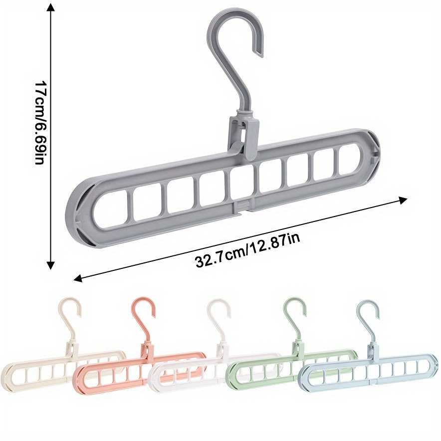 Multifunctional Rotatable Clothes Hanger Non slip Triangle 9 - Temu