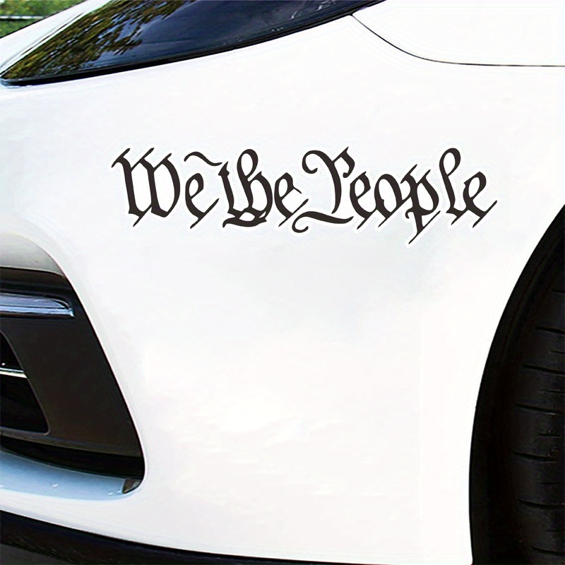 

We The People Decal Vinyl Sticker For Auto Car Truck Wall Laptop