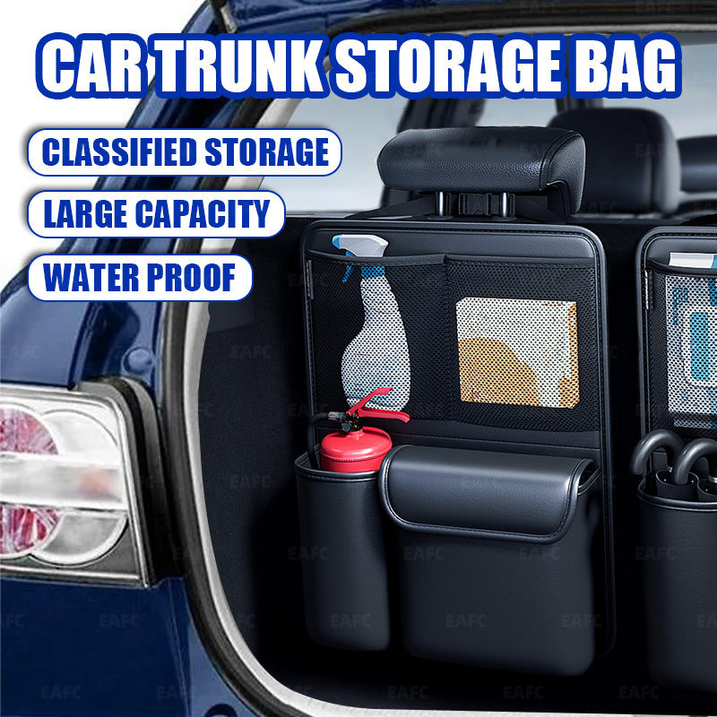 Car Trunk Storage Bag Car Seat Back Hanging Storage Bag - Temu Bahrain