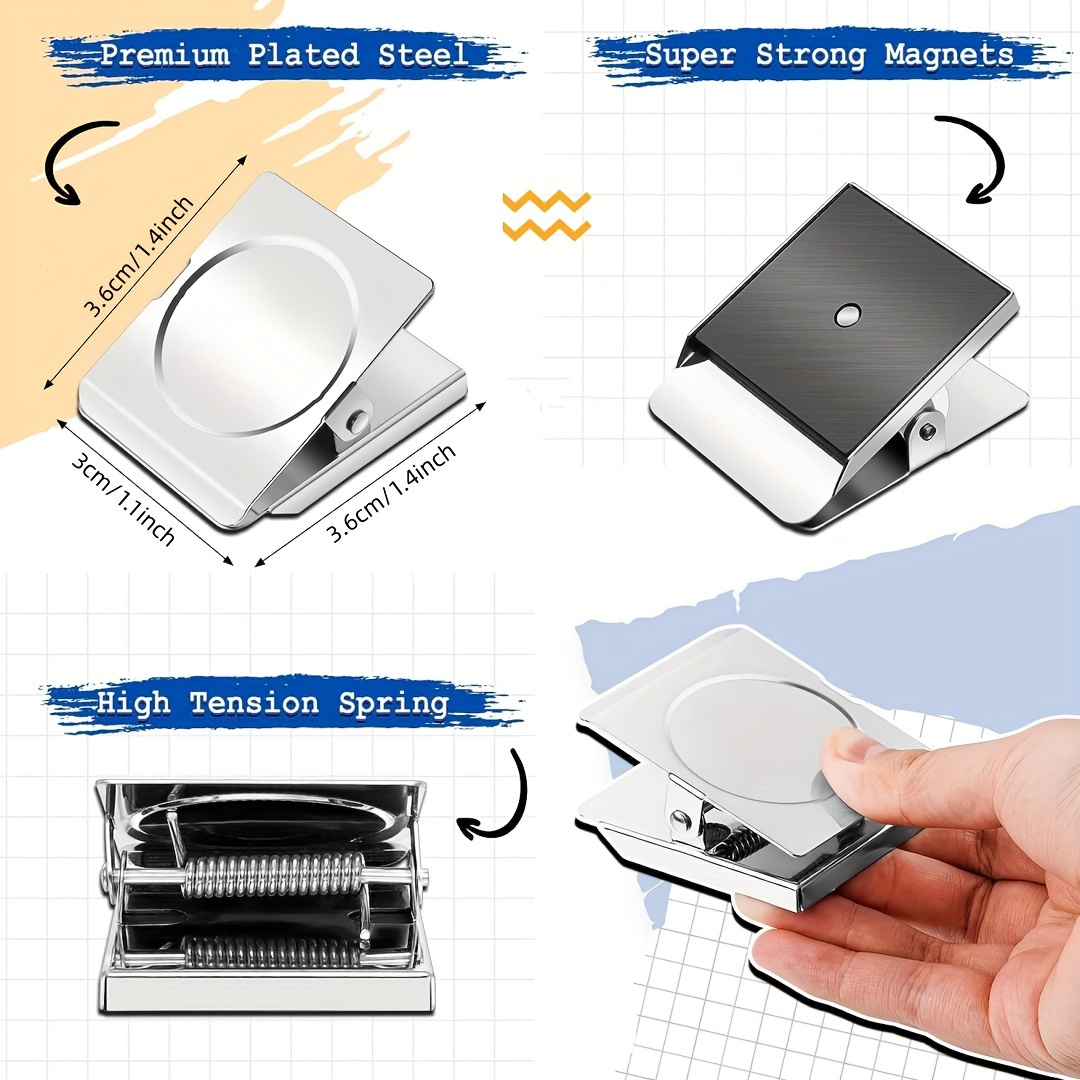 Magnetic Clips Heavy duty Refrigerator Magnet Clips Clip - Temu