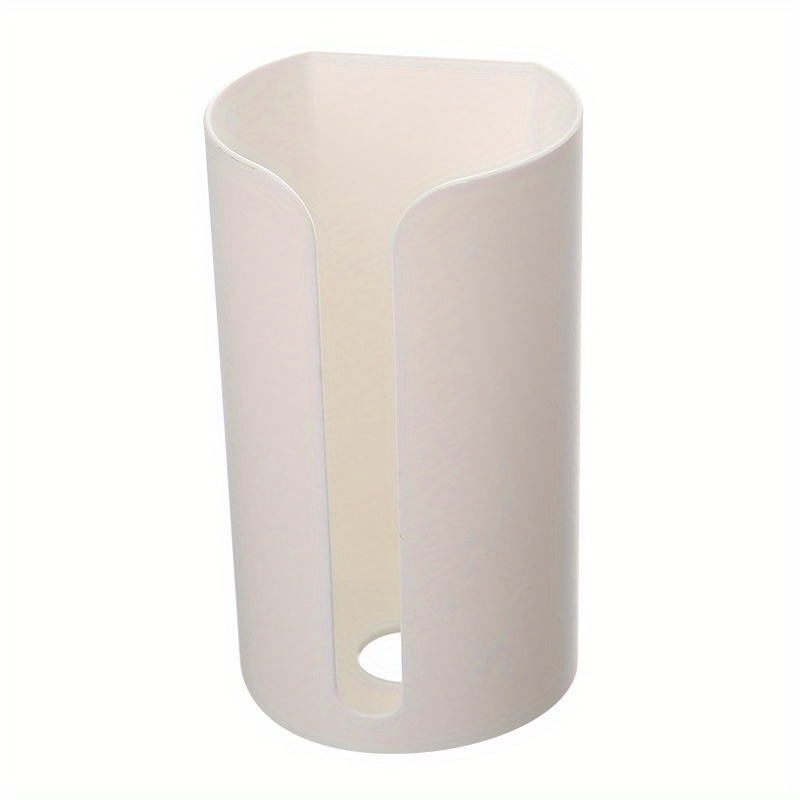 1 Design, , Wall-mounted Nail-free Plastic Trash Bag Holder, Garbage Bag Storage Box, Household Kitchen Bathroom Laundry Mat Container, Hotel/commercial Trash Bag Organizer
