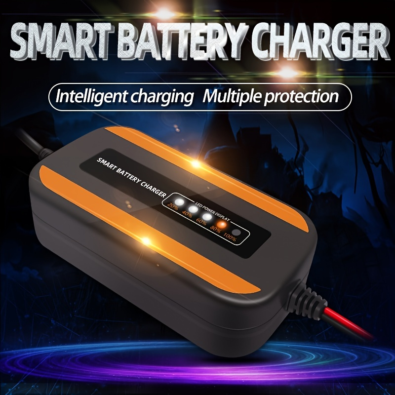 6v et 12v Smart Chargeur de batterie entièrement automatique