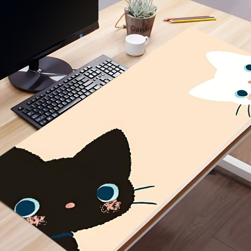 80*40 cm Mouse Pads Cat Ears Desk Pad Laptop & Desktop Accessories Game  Work
