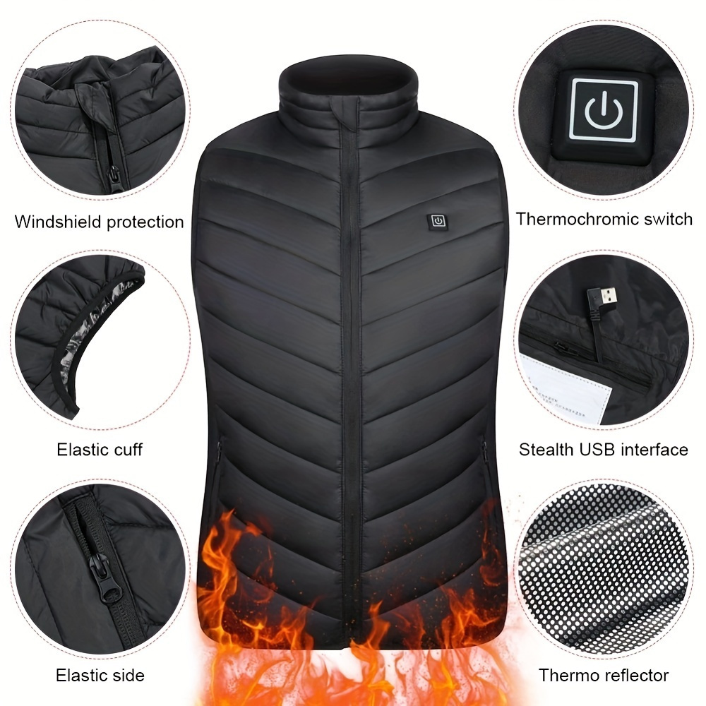 Coldproof Useful USB Heating Massage Vest Male Men Heating Waistcoat  Intelligent Thermostat for Parents - AliExpress