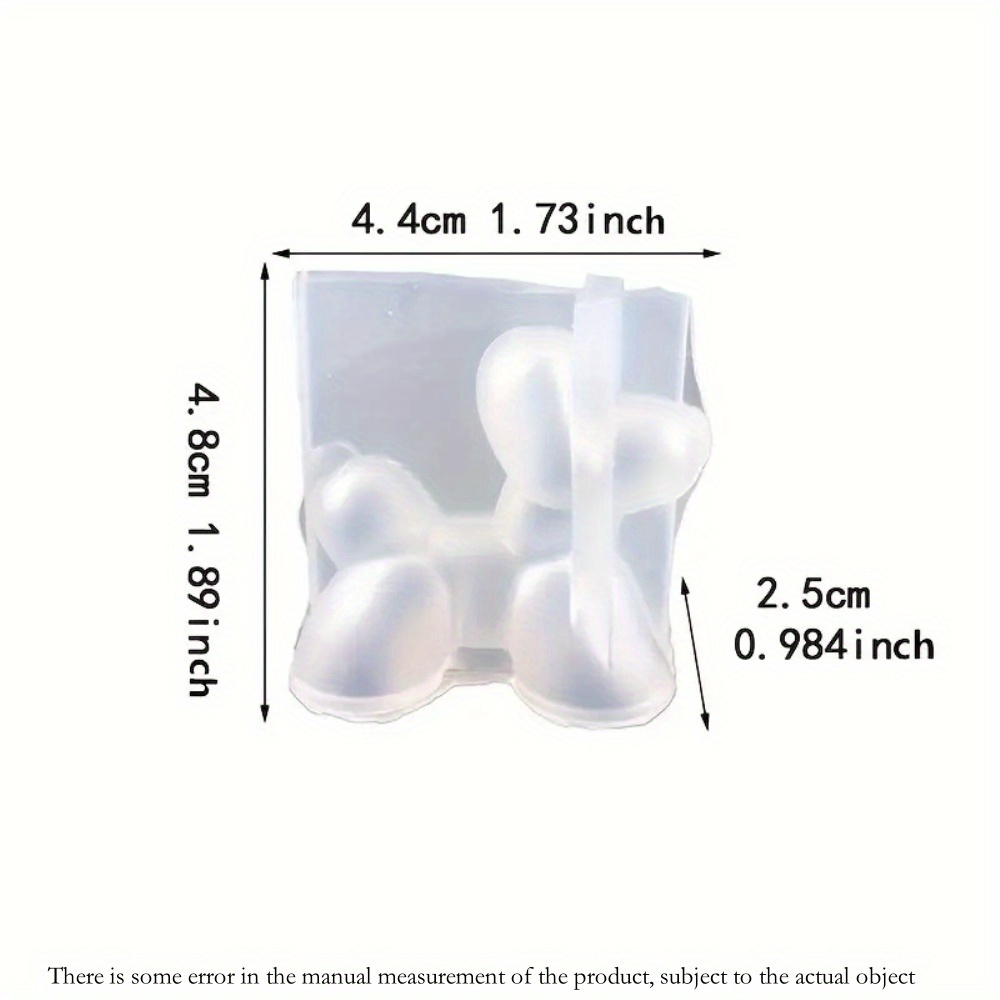 1pc Balloon Dog Silicone Mold for candle making