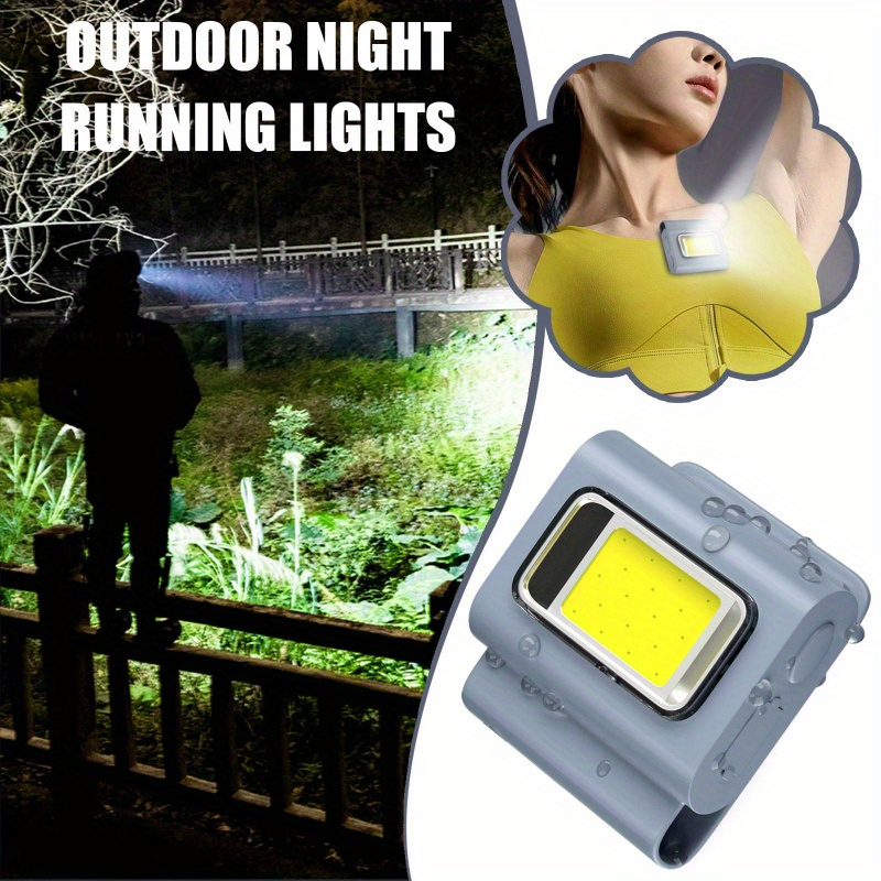 LED Running Light Outdoor Backpack Safety Silicone Clip Mode
