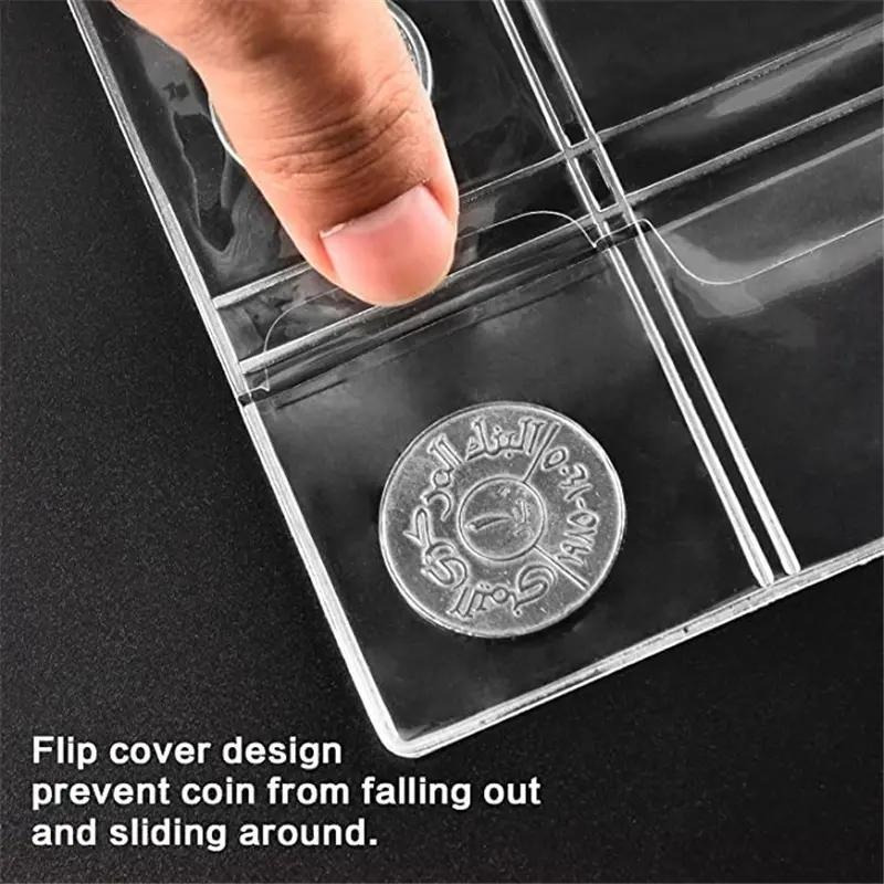 Coin Collection Book Holder for Collectors, 260 Pockets Coins Collecting  Album with Zipper and Handle. Coin