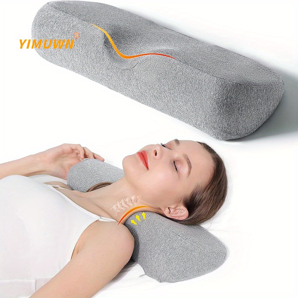 RESTCLOUD Adjustable Lumbar Support Pillow for Sleeping Memory
