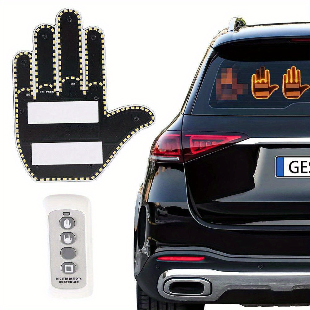 Neue LED-beleuchtete Gestenlicht-Auto-Fingerlicht Mit Fernbedienung Road  Rage Signs Mittelfinger-Gestenlicht Handlampe - Temu Switzerland