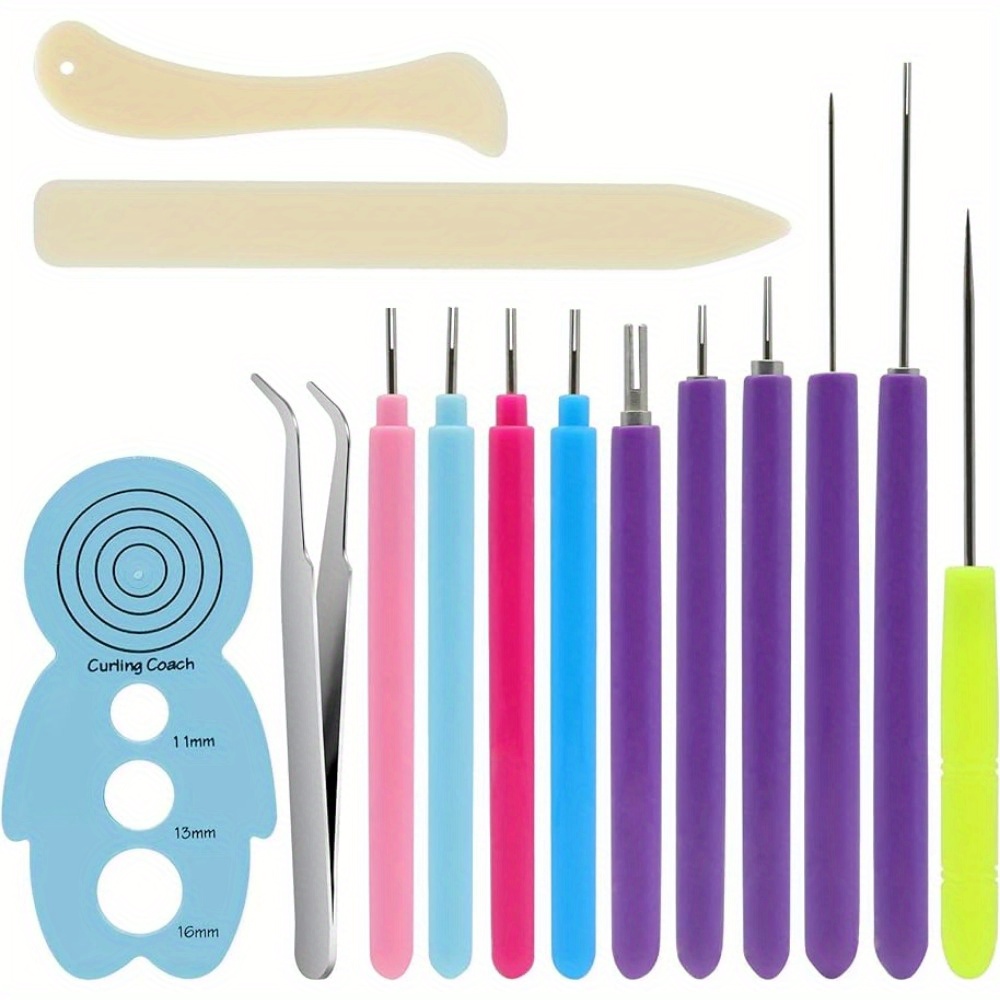Paper Quilling Tools Slotted Kit Assorted Sizes Rolling - Temu Germany