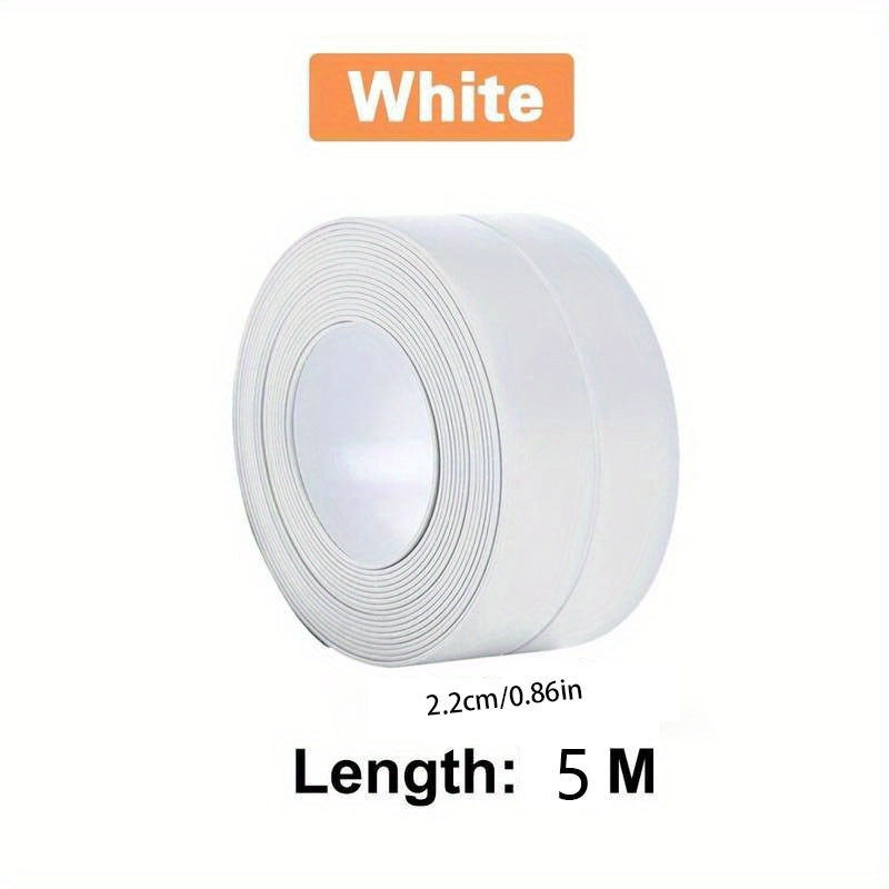 Expanded Silicone Strip White Self Adhesive 5m Long - Ever Move