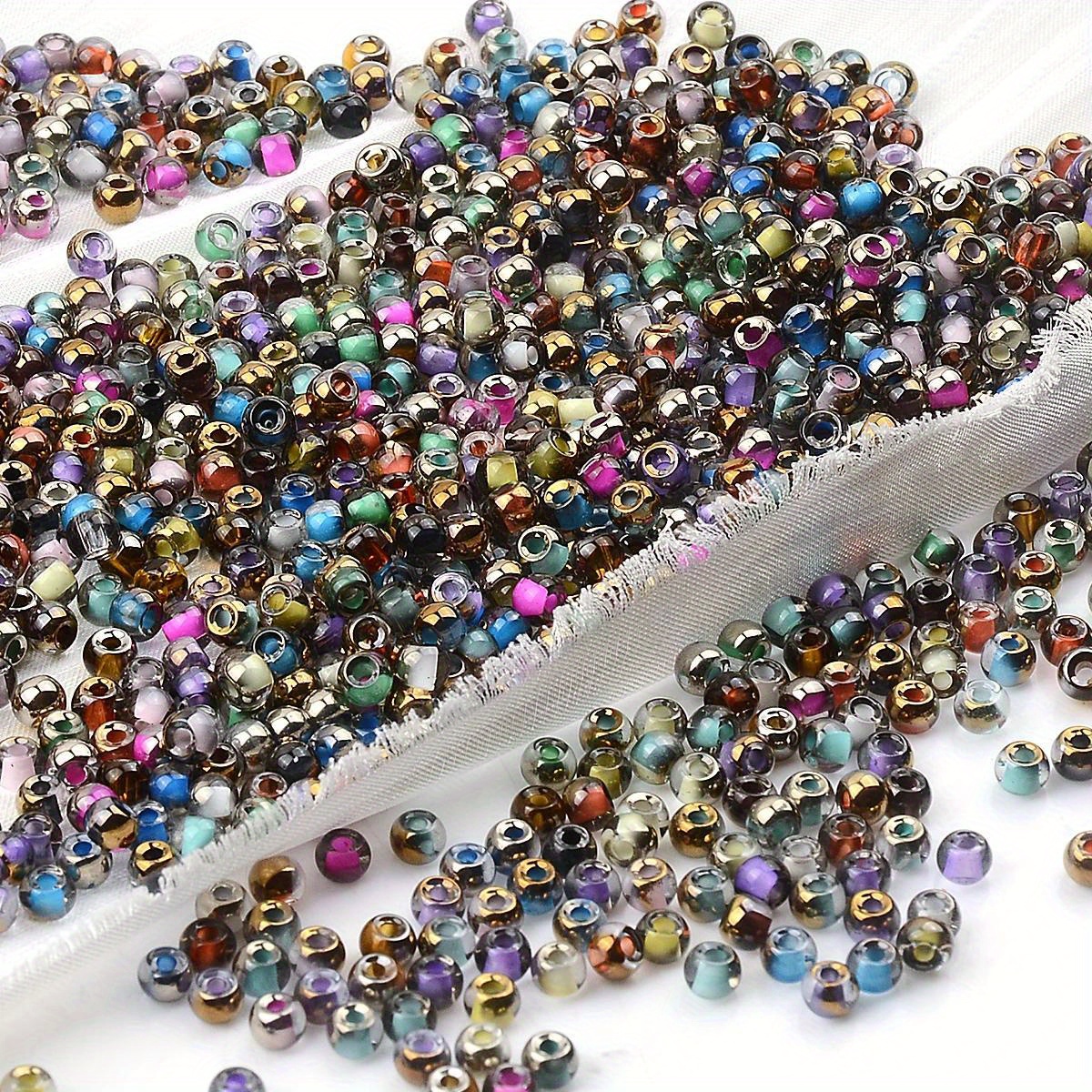 Approx Mix Japanese Glass Seed Beads Loose Beads Round - Temu