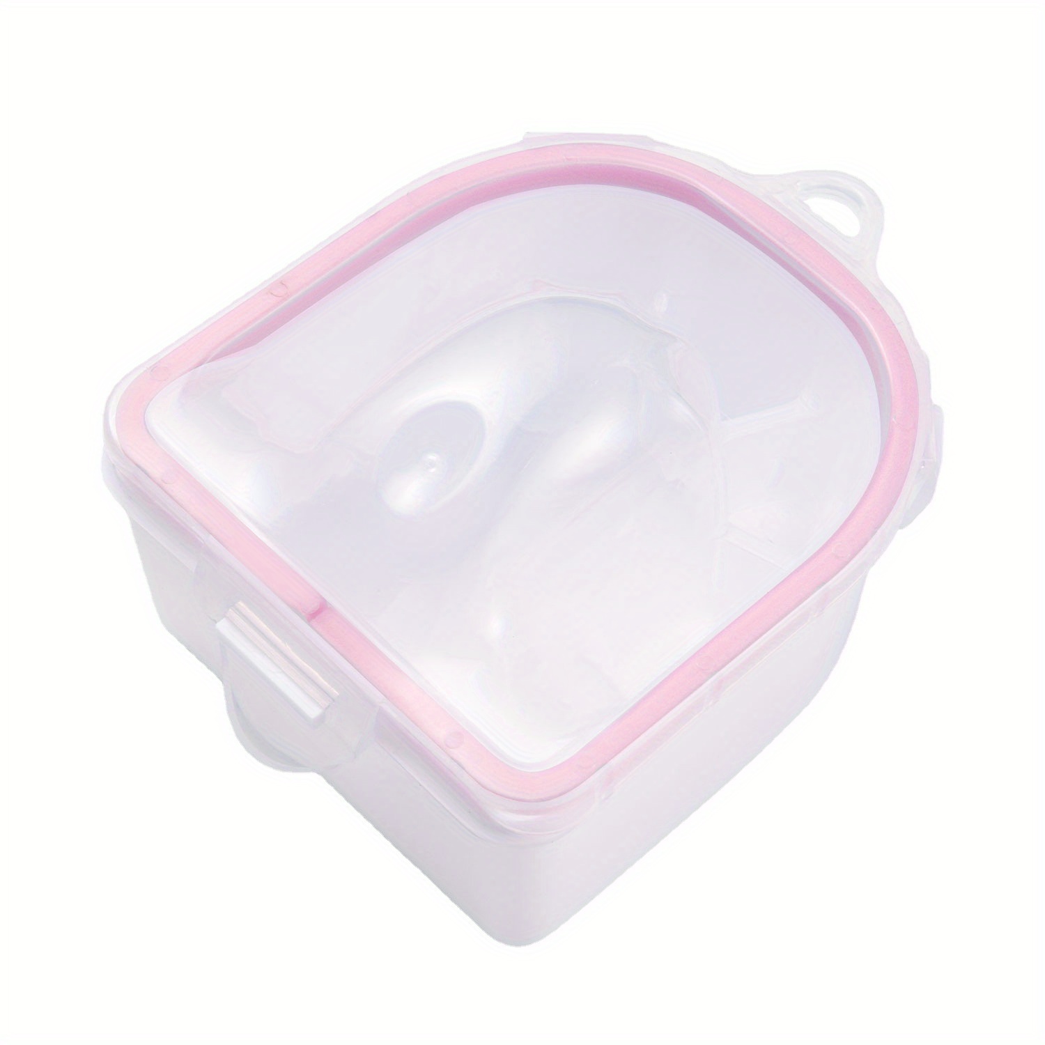 Image of Nail Studio Tool Double-layer Soak Bowl For Softening Cuticles And Exfoliating, Wash Basin, Nail And Cleaning Tool, 1pc/3pcs Nail Polish Remover Soak Bowl, Nail Art Health Tools, Durable Horny Care