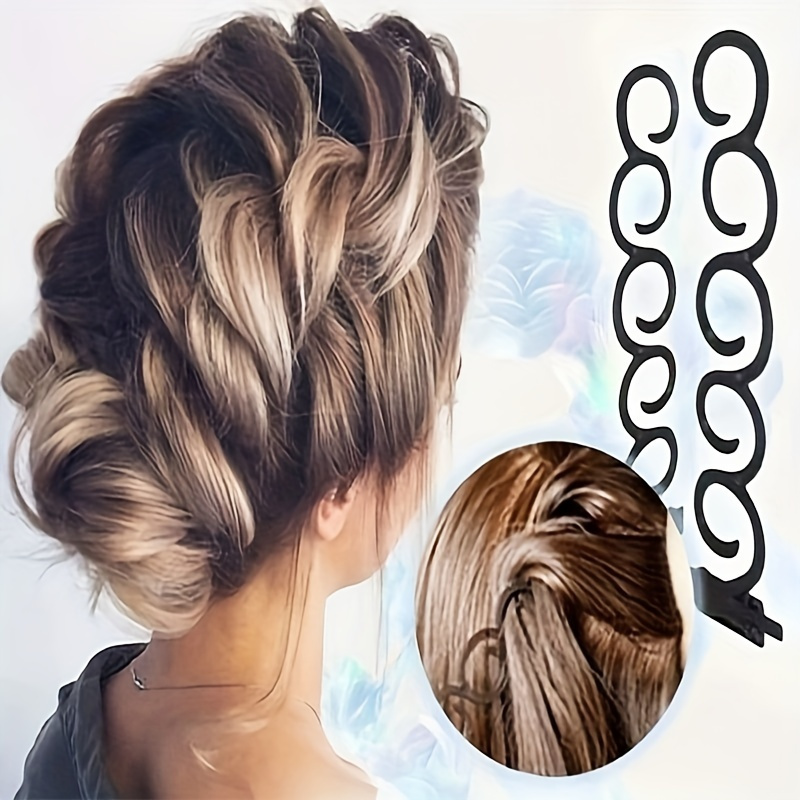 Multi-style Women Hair Twist Styling Clip Stick Bun Maker DIY Hair