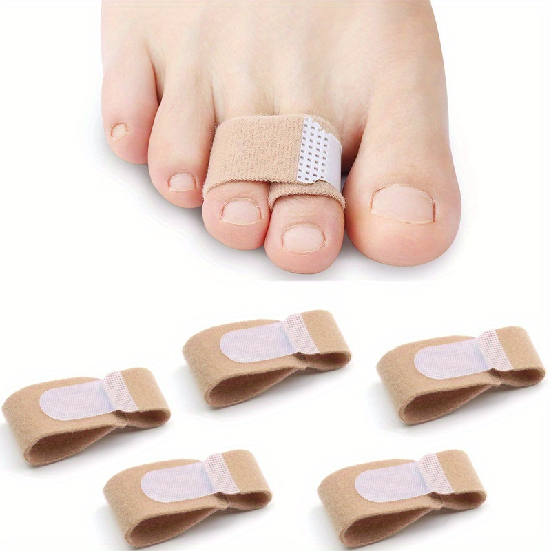 Reusable Hammer Toe Straightener, Toe Splints Cushions Bandages, For