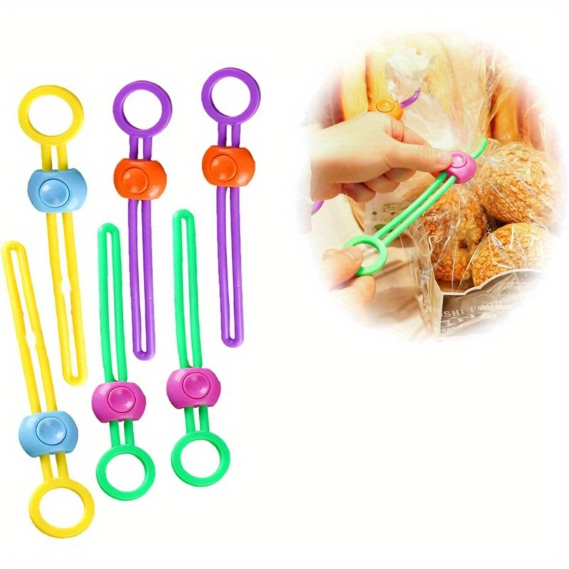 Multicolor Snack Bags Sealing Clips, Cable Ties Air Tight Seal Sealing  Tools, For Home