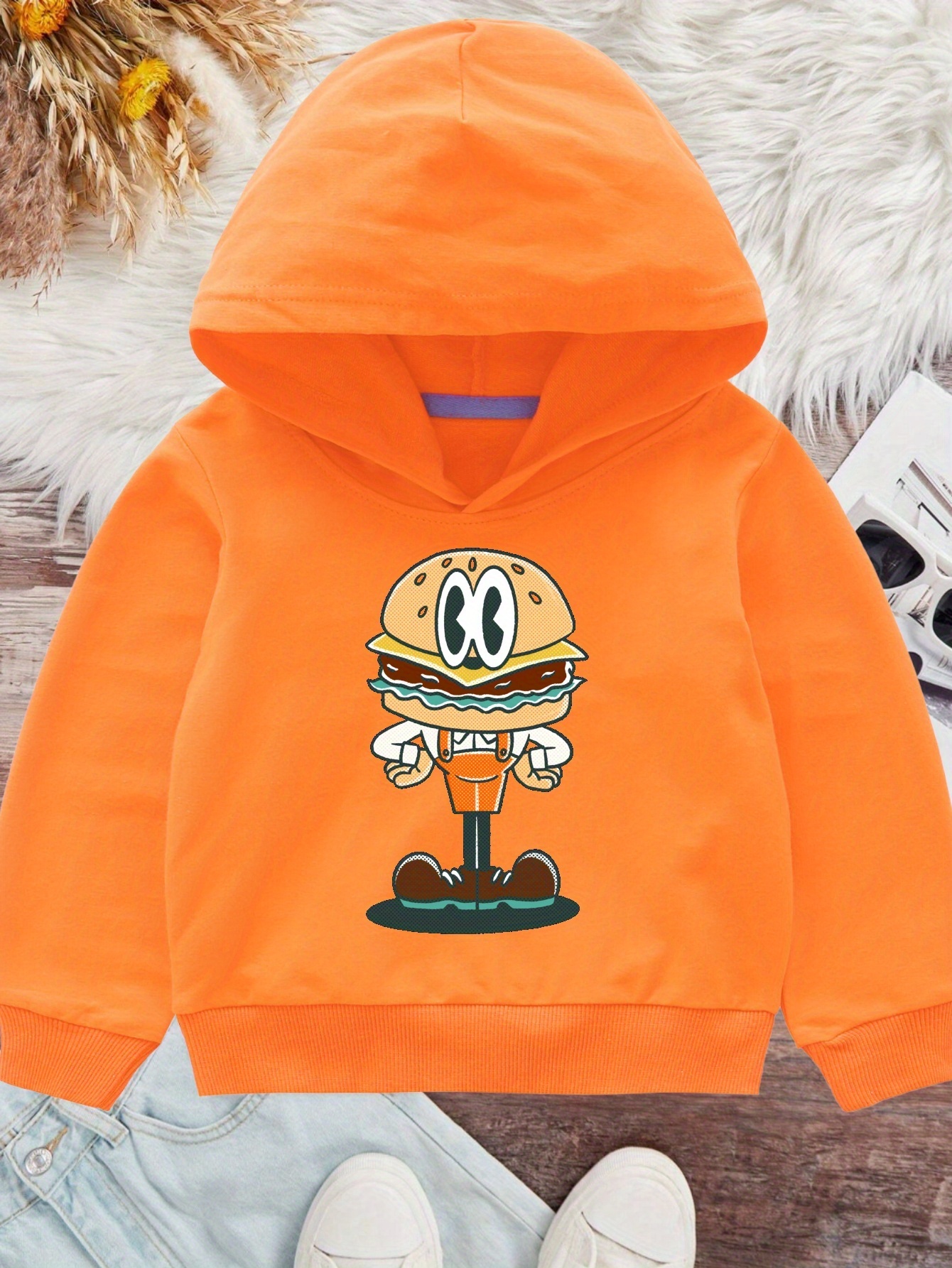 Cute 2024 orange hoodies