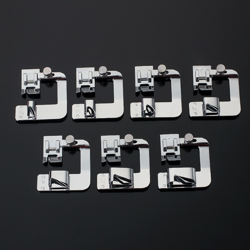 2pcs Adjustable Bias Tape Binding Foot Snap On Presser Foot 6290 For  Brother And Most Of Low Shank Sewing Machine Accessories