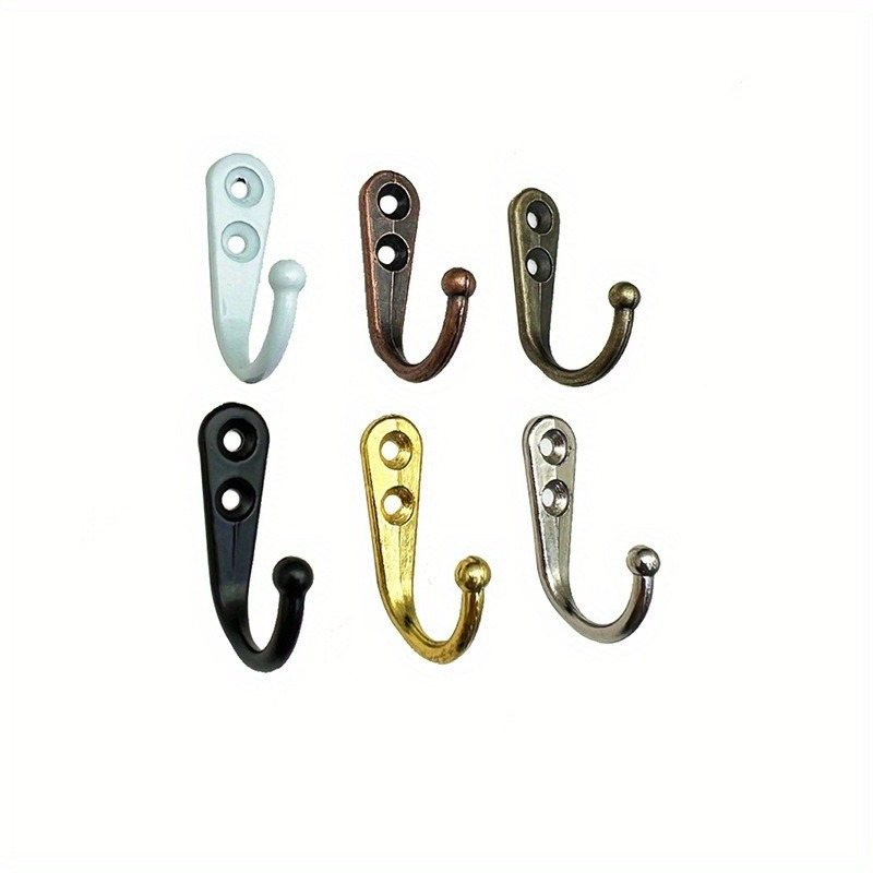 2pcs Adhesive Hook, (Stainless Steel)Towel/Coat Hooks, Wall Hooks For  Hanging Clothes Hats And Robe, Stick On Bathroom Or Kitchen