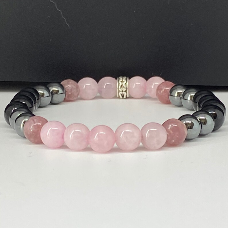 

1pc Stone Bead Bracelet For Men Women