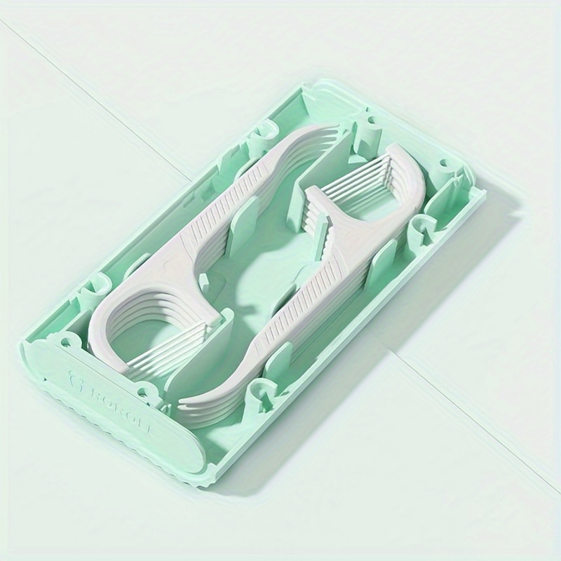Portable Toothpick Flossing Stick Box with 10 Disposable Dental Floss Picks