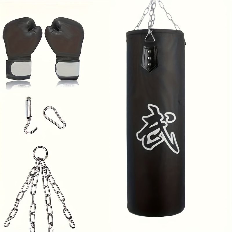 saco bolsa de boxeo kit para adultos y niños punching bag (sin relleno)  2023