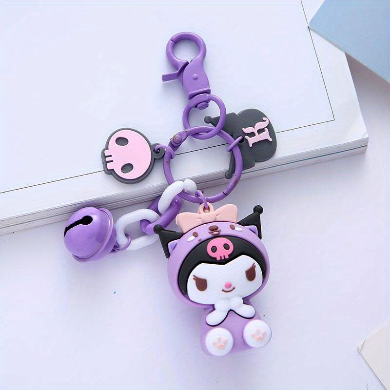 VELEEZE Set di 4 Kuromi Portachiavi, Sanrio Anime Portachiavi, Cartoon  Anime Portachiavi, Portachiavi in ​​Silicone, Portachiavi Kawaii, per  Cellulare Ciondolo Decorazione Accessori : : Casa e cucina