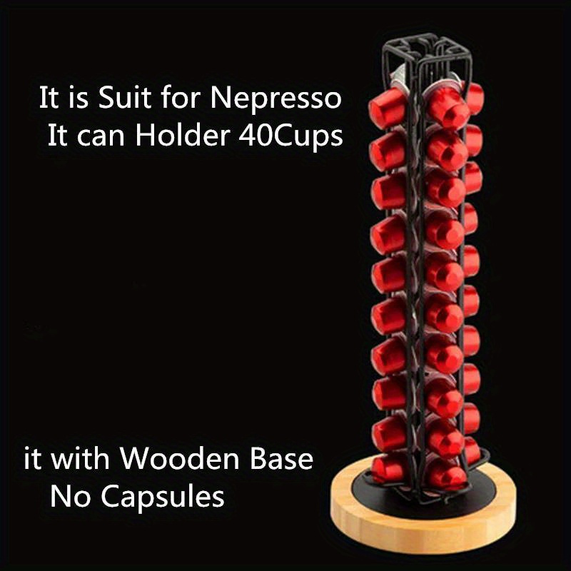 Practical Nespresso Coffee Pods Capsules Dispensing Tower Stand Fits For 40  Nespresso Storage Pod Holder Soporte Capsulas Nespresso 220509 From Long10,  $29.47