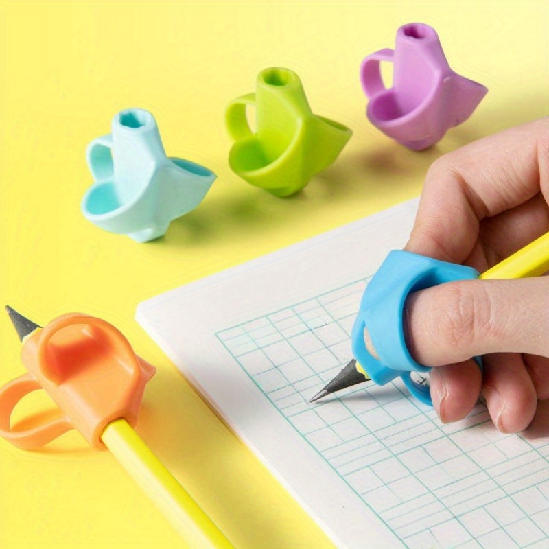 10 pezzi Impugnature a matita per bambini Impugnature ergonomiche a matita  Set di ausili per la scrittura in silicone