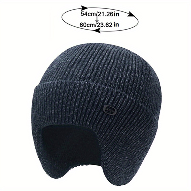 Acquista Nuovo cappello invernale unisex Aggiungi berretto caldo in pile  reticolo cuciture morbido cappello a cuffia per uomo donna cappello  lavorato a maglia sportivo da sci all'aperto