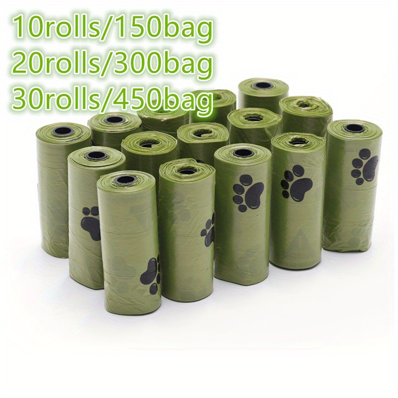 150 Bolsas Excremento Caca Perro Bolsa Biodegradable 10rollo