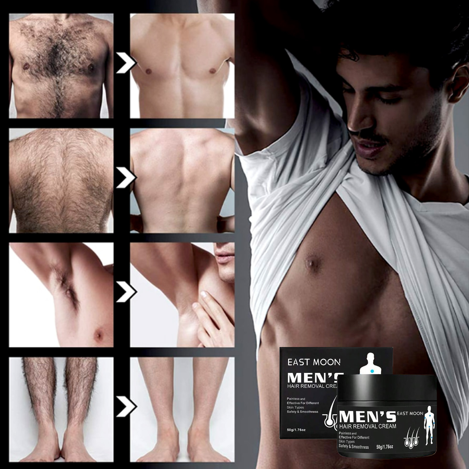 Hair Removal Cream For Men Balls Temu