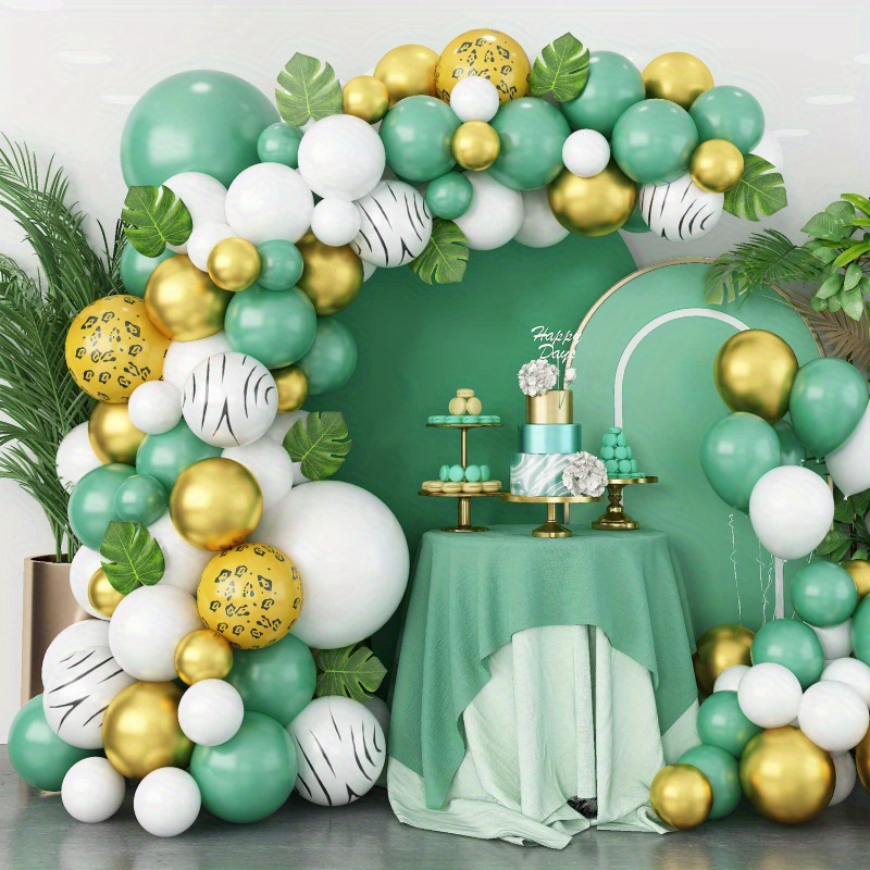 Green And Gold Party Decorations - Temu