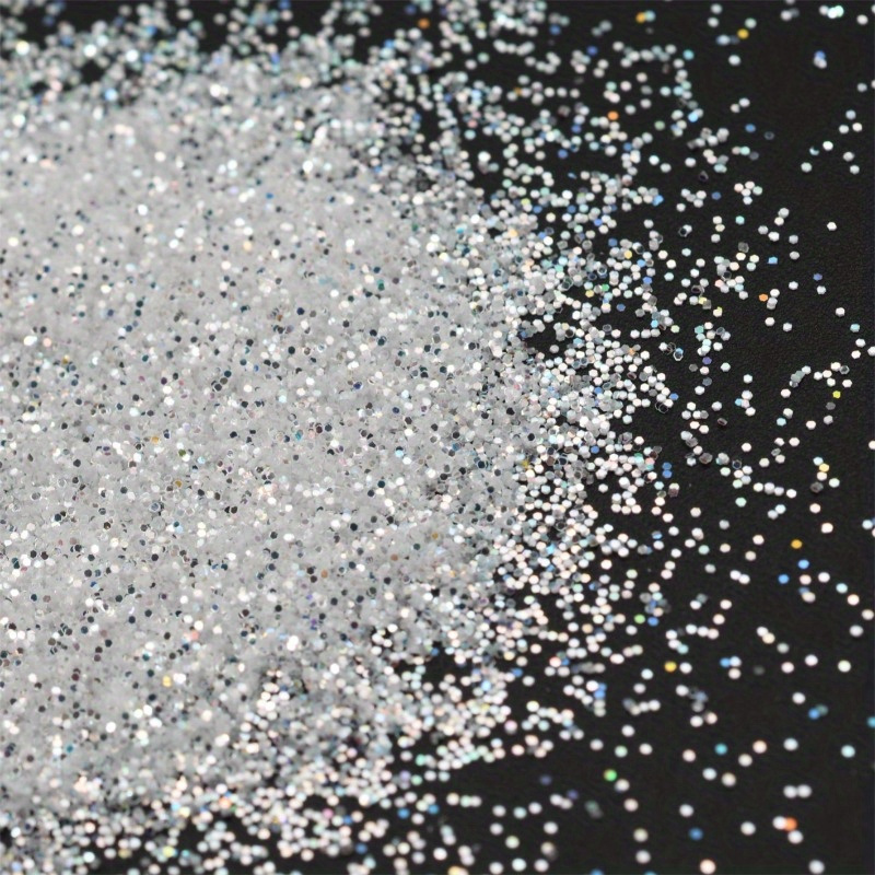 White Iridescent Opalescent Ultra Fine Glitter Dust Glitter - Temu