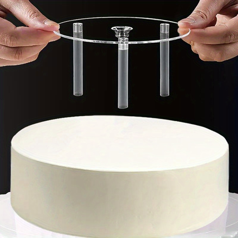 Multi layer Cake Stand Suspended Gasket Cake Tier Support - Temu