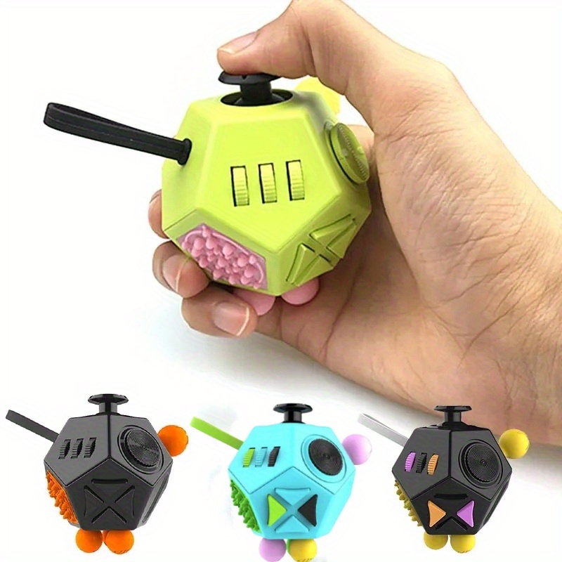 Autre jeux éducatifs et électroniques Qumox Fidget Cube Anti Stress Cube  pour Fidgeters, Anxiété Attention Soulage le stress pour les enfants et les  jouets adultes cadeaux de Noël blanc