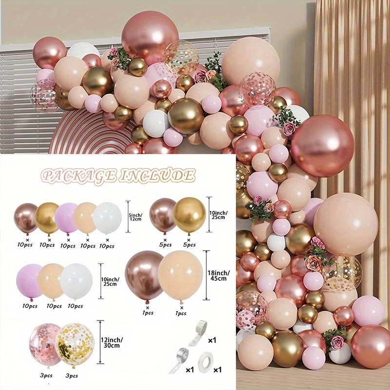 162 Pezzi Kit Archi Ghirlande Palloncini Decorazioni - Temu Italy