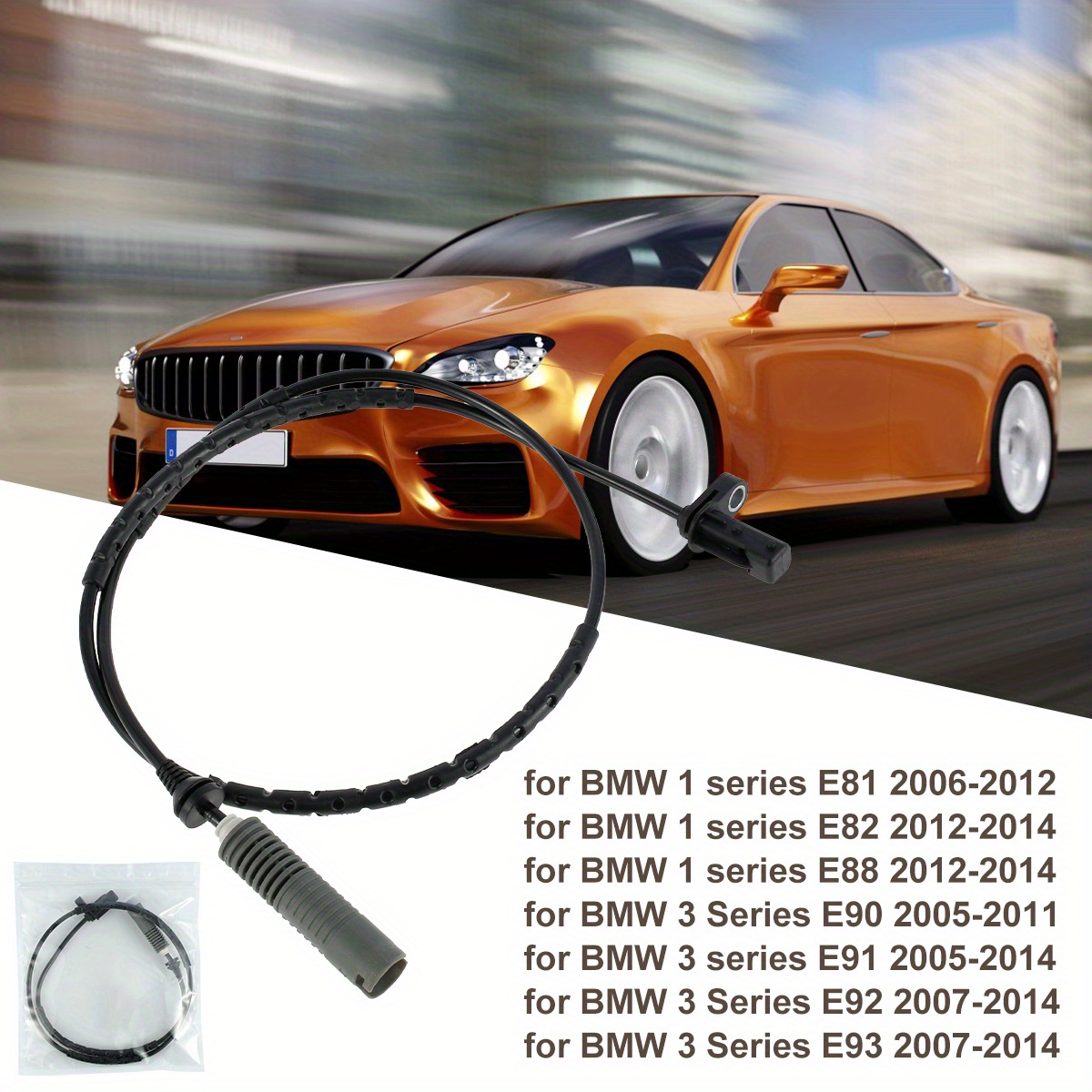 Rear Wheel Speed Sensor For 1 Series E81 2006 2012 - Temu United