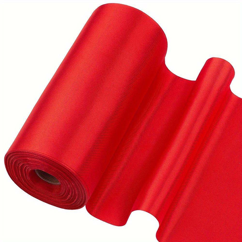 Red Satin Ribbon X 27 Yd Wide Thick Ribbon A Grand Opening - Temu