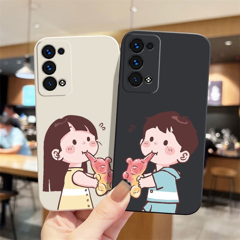 Funda para Vivo Y22/Vivo Y22s, Funda protectora de silicona líquida para  Vivo Y22/Vivo Y22s con cordón de silicona, funda delgada y suave a prueba  de